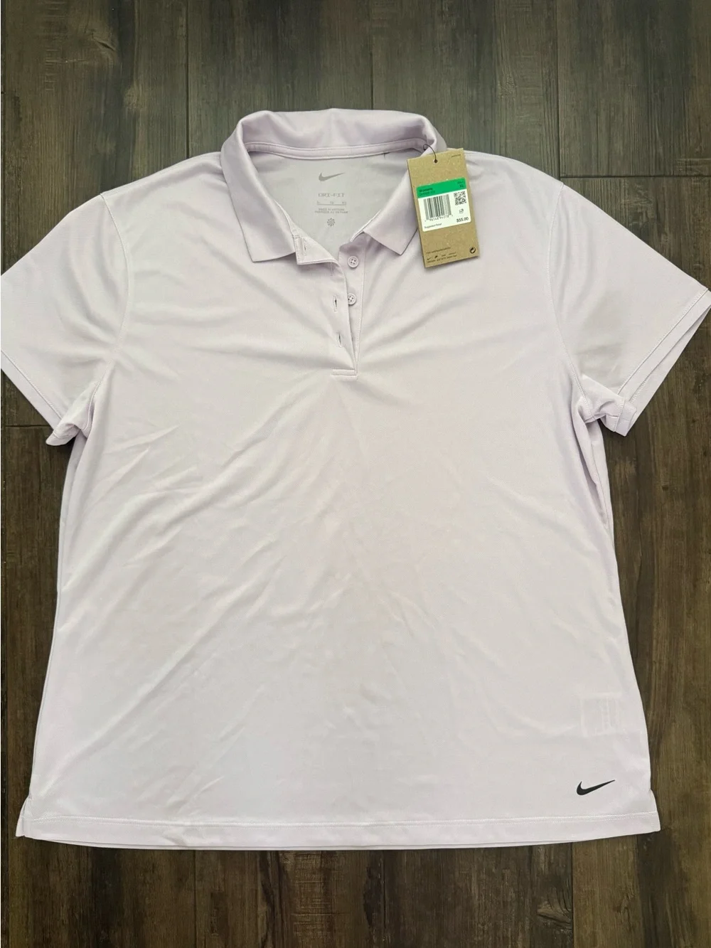 Nike Dri-FIT Women’s Golf Polo Shirt Lavender Lilac XL NWT Athleisure Sports - Picture 6 of 6